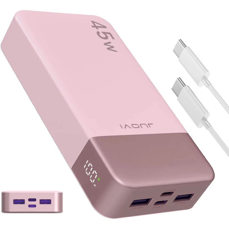 45W 20000mAh fast charging power bank