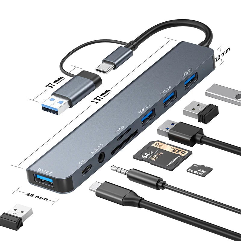 8-in-1 USB-C multiport hub