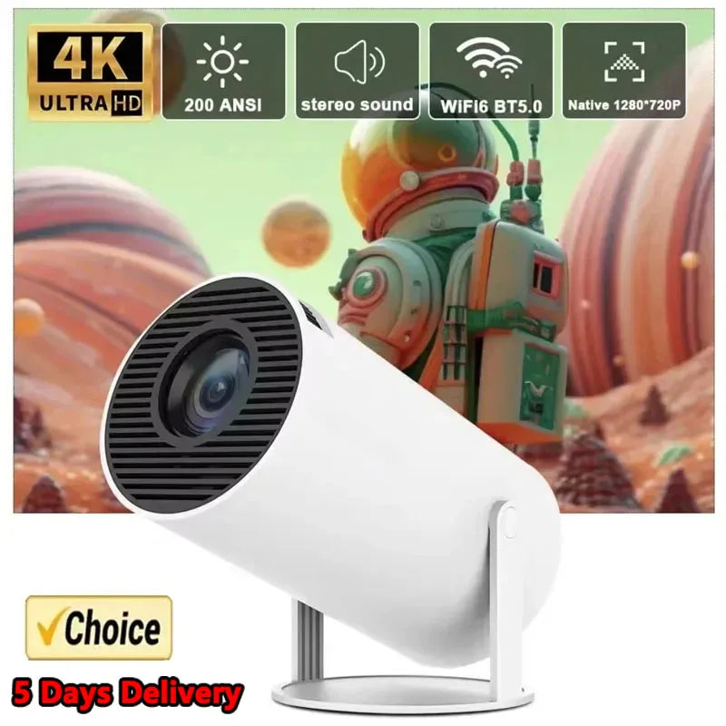 HY300 Mini Smart Projector