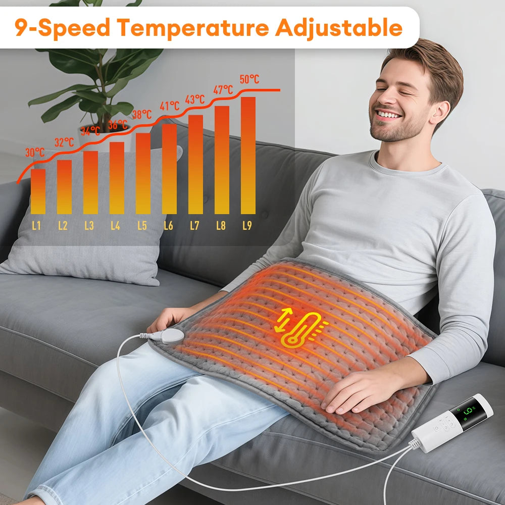 9-Level Electric Heating Pad