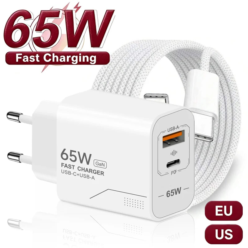 65W USB-C GaN Fast Charger product view