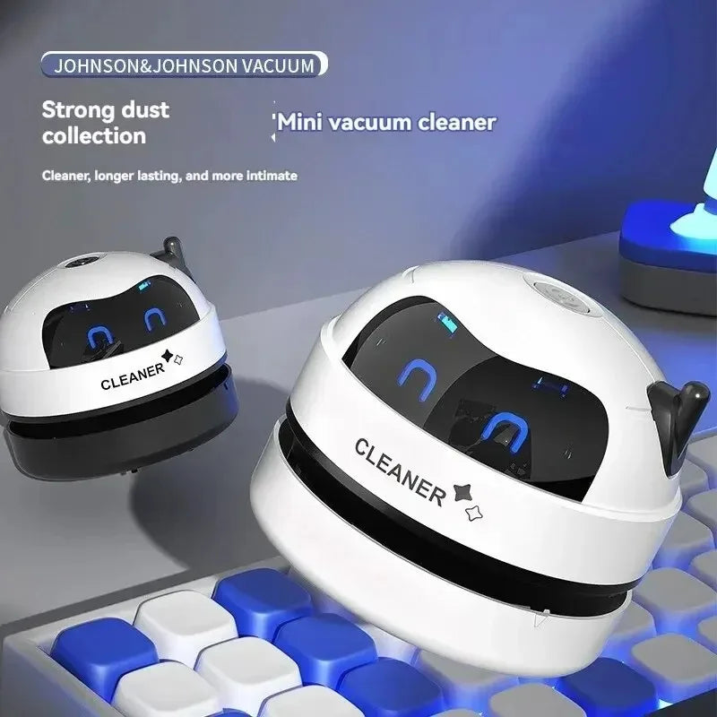 Rechargeable mini desktop vacuum