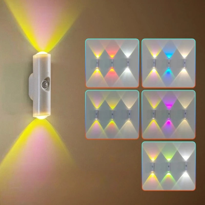 RGB Motion Sensor Wall Lamp