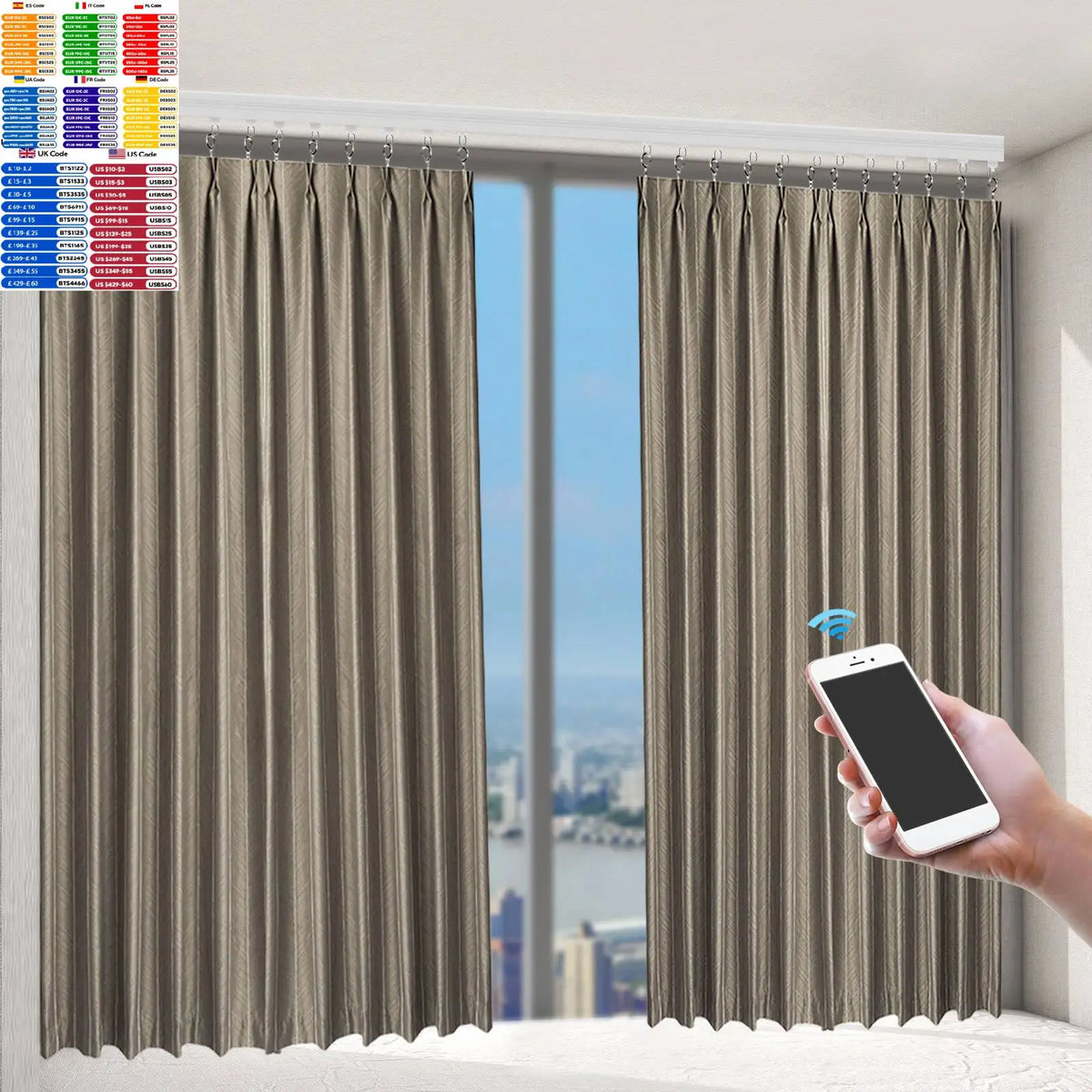 Motorized Smart Curtain Track