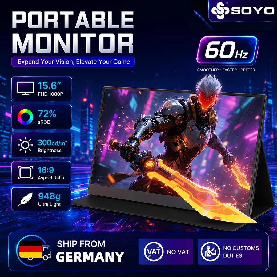 SOYO 15.6 inch portable monitor