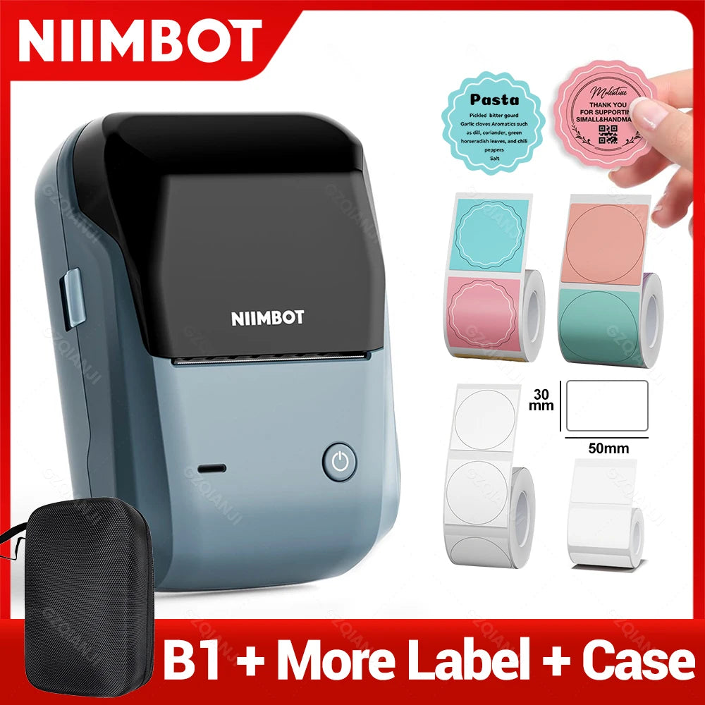 NIIMBOT B1 portable Bluetooth label printer