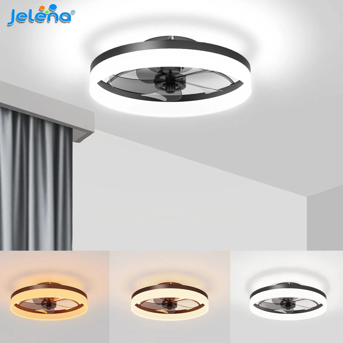 Smart Ceiling Fan Light with App Control