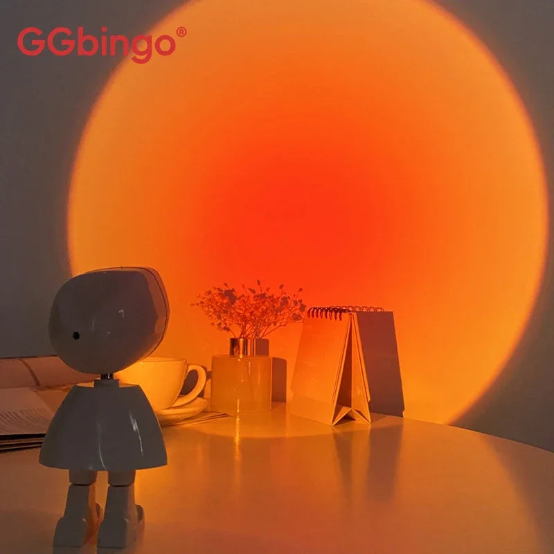 Rechargeable Astronaut Sunset Lamp product view