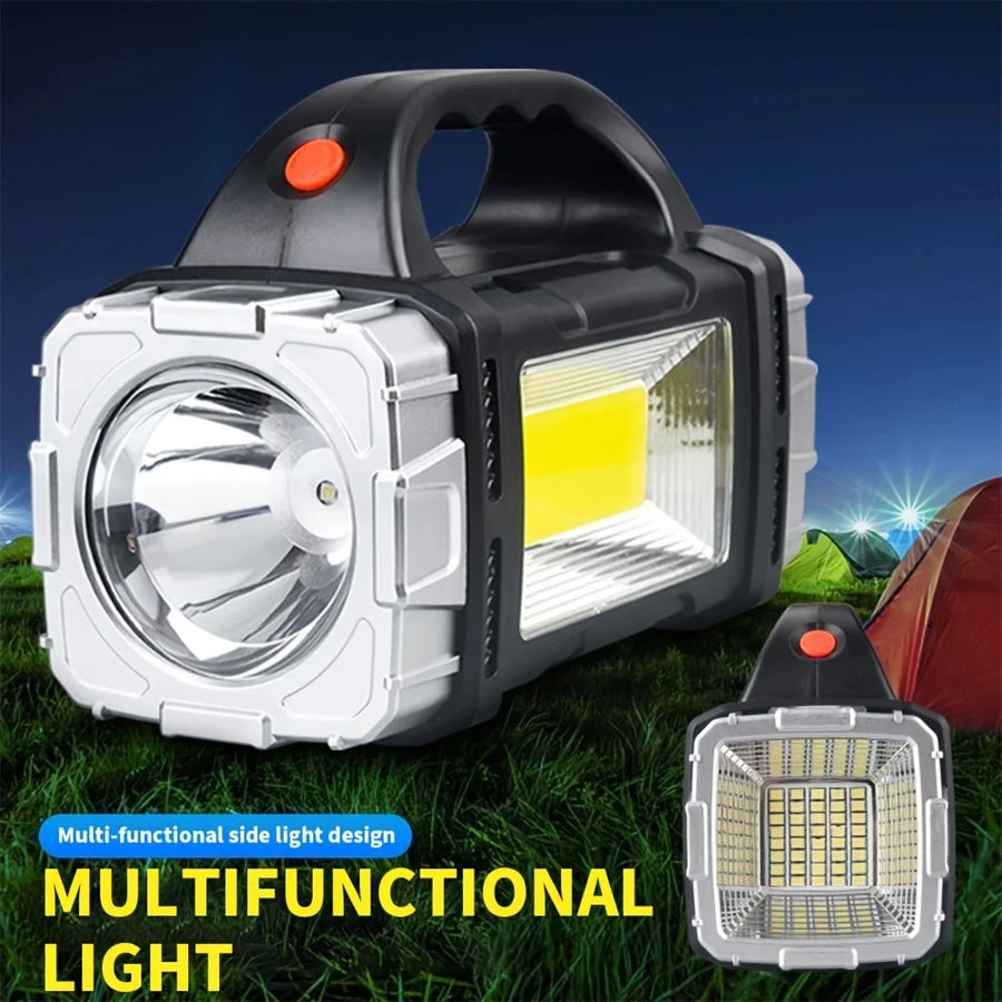 Rechargeable solar camping lantern