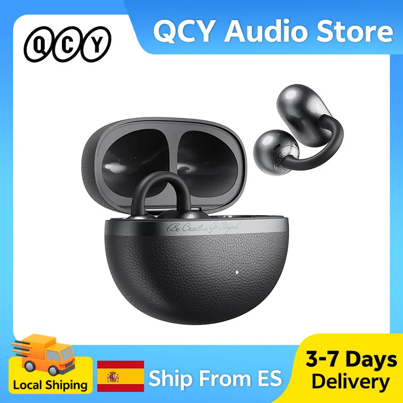 QCY clip on open ear earbuds