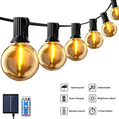 Solar G40 Globe String Lights product view