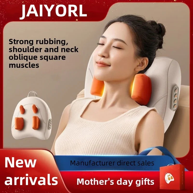 Rechargeable Heated Massage Pillow