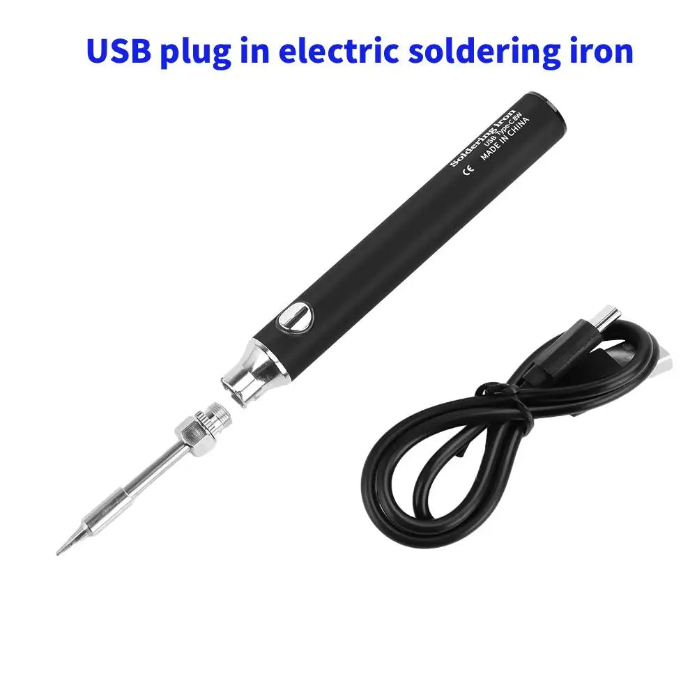 Portable USB-C soldering iron