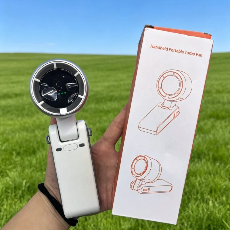 Rechargeable Turbo Handheld Neck Fan