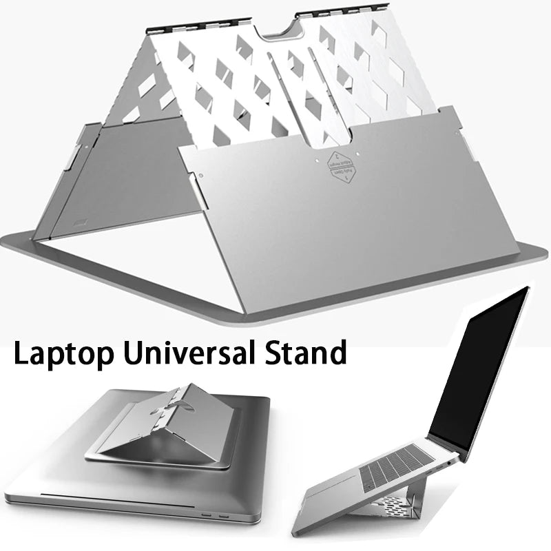 Adjustable foldable laptop stand