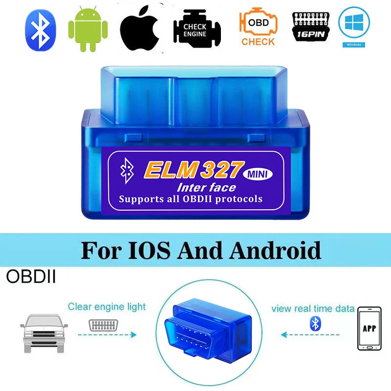 Bluetooth OBD2 car diagnostic scanner