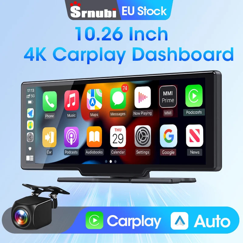 10.26-inch portable wireless CarPlay screen