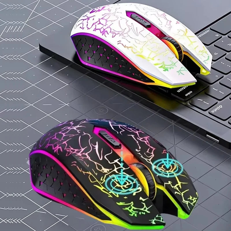Dual-mode wireless RGB gaming mouse